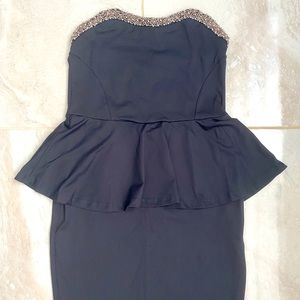 Zara mini black dress.